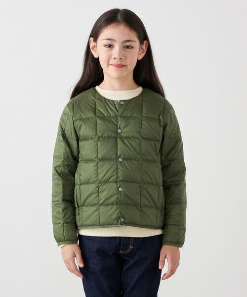SHIPS / シップス ダウンジャケット・ベスト | TAION: クルーネック ボタン ダウン カーディガン<KIDS> | 詳細16