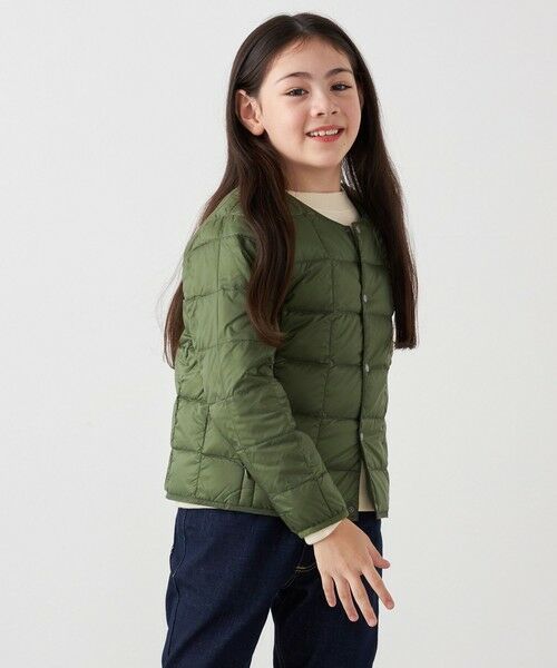 SHIPS / シップス ダウンジャケット・ベスト | TAION: クルーネック ボタン ダウン カーディガン<KIDS> | 詳細18