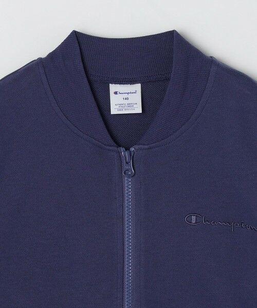 SHIPS / シップス ブルゾン | Champion: ワンポイント ロゴ スウェット ジップ ブルゾン<KIDS> | 詳細4