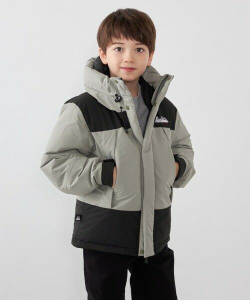 SHIPS / シップス ダウンジャケット・ベスト | FIRST DOWN:〈洗濯機可能〉DICROS MAURI ラップ ダウン パーカー<KIDS>(グリーン)