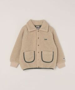 SHIPS / シップス ブルゾン | Lee:〈洗濯機可能〉刺繍 ロゴ ボア ポケット ジャケット <KIDS>