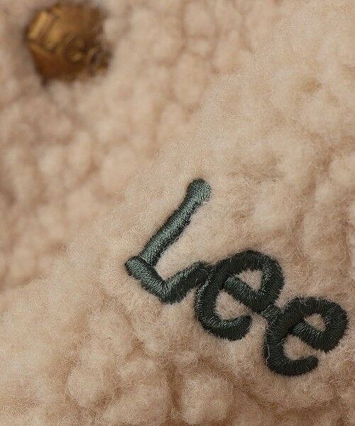 SHIPS / シップス ブルゾン | Lee:〈洗濯機可能〉刺繍 ロゴ ボア ポケット ジャケット <KIDS> | 詳細1