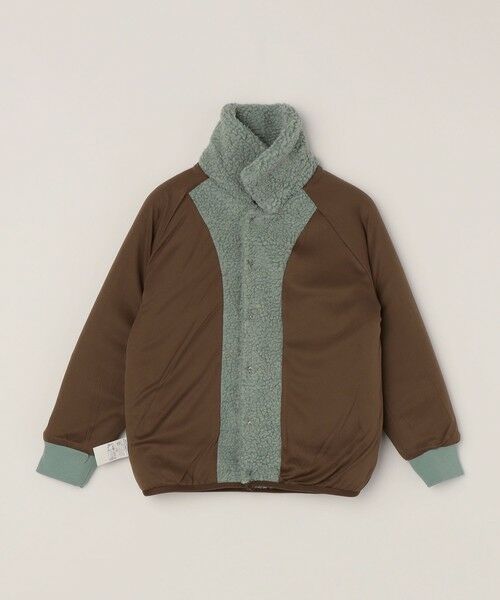 SHIPS / シップス ブルゾン | Lee:〈洗濯機可能〉刺繍 ロゴ ボア ポケット ジャケット <KIDS> | 詳細3