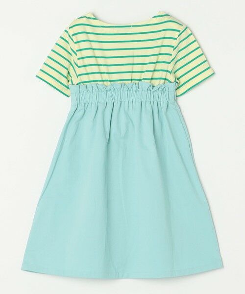 SHIPS / シップス ロング・マキシ丈ワンピース | SHIPS any: ロゴ 刺繍 ボーダー ドッキング ワンピース <KIDS> | 詳細9