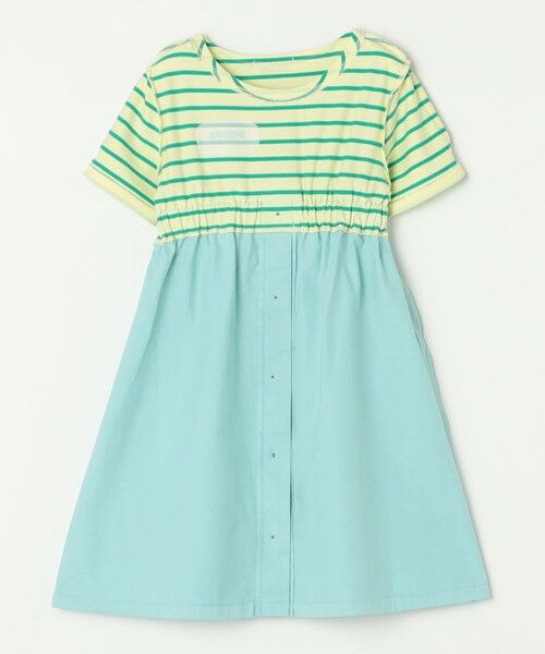 SHIPS / シップス ロング・マキシ丈ワンピース | SHIPS any: ロゴ 刺繍 ボーダー ドッキング ワンピース <KIDS> | 詳細10