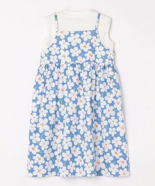 SHIPS / シップス ロング・マキシ丈ワンピース | SHIPS any:〈洗濯機可能〉ノースリーブ フラワー  プリント キャミ ワンピース<KIDS> | 詳細2