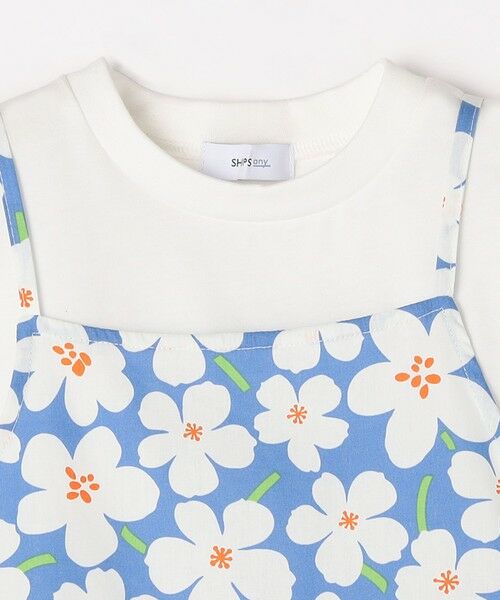 SHIPS / シップス ロング・マキシ丈ワンピース | SHIPS any:〈洗濯機可能〉ノースリーブ フラワー  プリント キャミ ワンピース<KIDS> | 詳細3