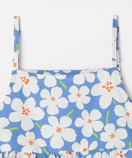 SHIPS / シップス ロング・マキシ丈ワンピース | SHIPS any:〈洗濯機可能〉ノースリーブ フラワー  プリント キャミ ワンピース<KIDS> | 詳細5