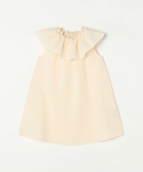 SHIPS / シップス ロング・マキシ丈ワンピース | SHIPS any: シアサッカー フリルカラー ノースリーブ ワンピース <KIDS> | 詳細6