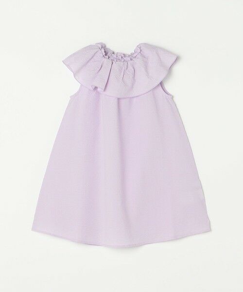 SHIPS / シップス ロング・マキシ丈ワンピース | SHIPS any: シアサッカー フリルカラー ノースリーブ ワンピース <KIDS> | 詳細20