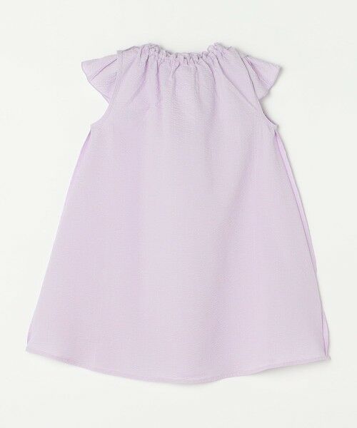 SHIPS / シップス ロング・マキシ丈ワンピース | SHIPS any: シアサッカー フリルカラー ノースリーブ ワンピース <KIDS> | 詳細23