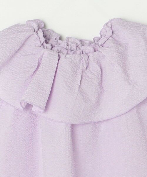 SHIPS / シップス ロング・マキシ丈ワンピース | SHIPS any: シアサッカー フリルカラー ノースリーブ ワンピース <KIDS> | 詳細24