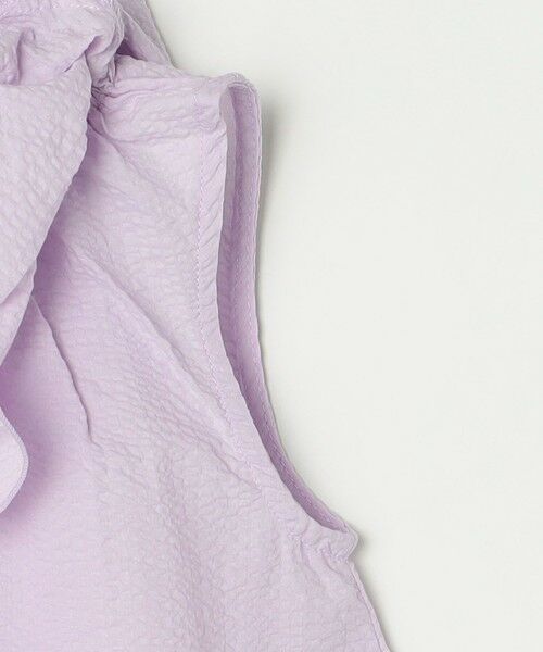 SHIPS / シップス ロング・マキシ丈ワンピース | SHIPS any: シアサッカー フリルカラー ノースリーブ ワンピース <KIDS> | 詳細25