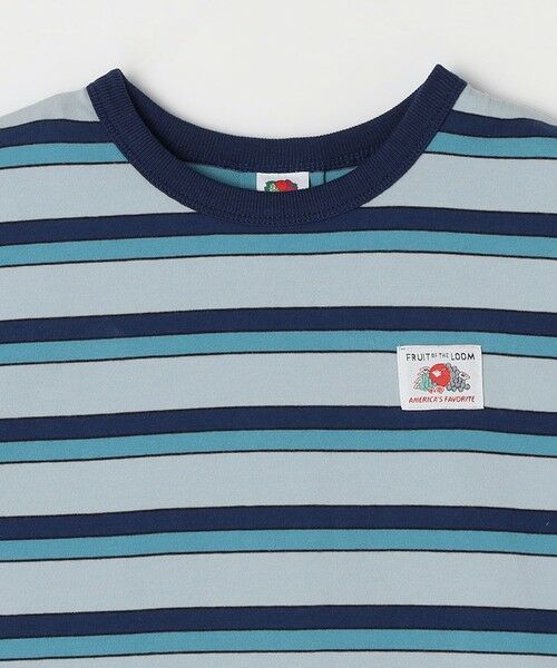 SHIPS / シップス ロング・マキシ丈ワンピース | FRUIT OF THE LOOM: 刺繍 ロゴ カラー ボーダー ワンピース<KIDS> | 詳細11