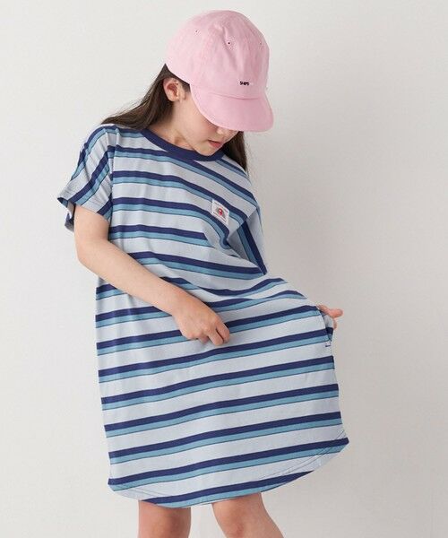 SHIPS / シップス ロング・マキシ丈ワンピース | FRUIT OF THE LOOM: 刺繍 ロゴ カラー ボーダー ワンピース<KIDS> | 詳細6