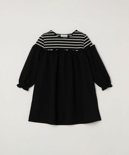 SHIPS / シップス ロング・マキシ丈ワンピース | SHIPS any:〈洗濯機可能〉ボーダー/ソリッド 切り替え ワンピース<KIDS> | 詳細6