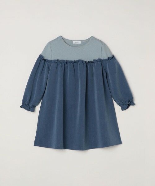 SHIPS / シップス ロング・マキシ丈ワンピース | SHIPS any:〈洗濯機可能〉ボーダー/ソリッド 切り替え ワンピース<KIDS> | 詳細20