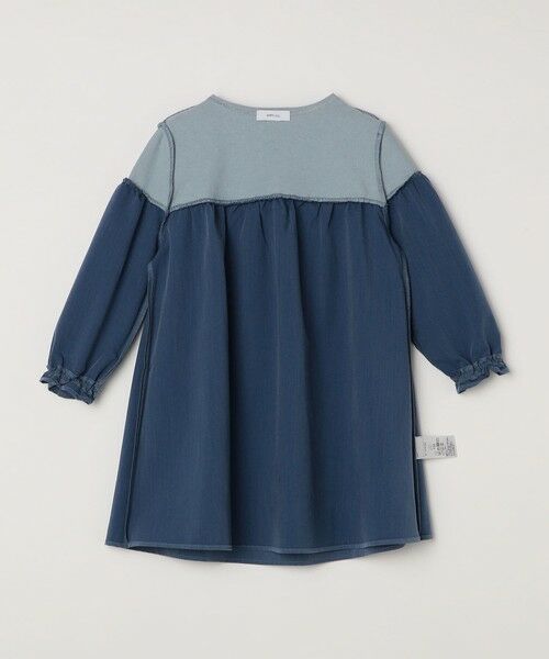 SHIPS / シップス ロング・マキシ丈ワンピース | SHIPS any:〈洗濯機可能〉ボーダー/ソリッド 切り替え ワンピース<KIDS> | 詳細23