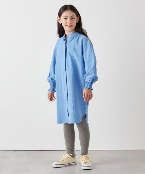 SHIPS / シップス ロング・マキシ丈ワンピース | SHIPS any:〈洗濯機可能〉ウォーム ネル/コーデュロイ シャツ ワンピース <KIDS> | 詳細23