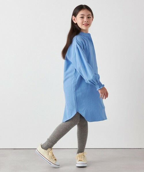 SHIPS / シップス ロング・マキシ丈ワンピース | SHIPS any:〈洗濯機可能〉ウォーム ネル/コーデュロイ シャツ ワンピース <KIDS> | 詳細24