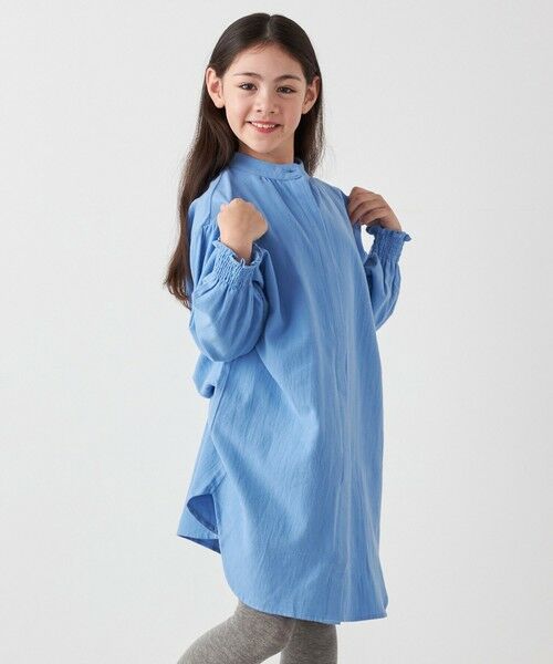 SHIPS / シップス ロング・マキシ丈ワンピース | SHIPS any:〈洗濯機可能〉ウォーム ネル/コーデュロイ シャツ ワンピース <KIDS> | 詳細25