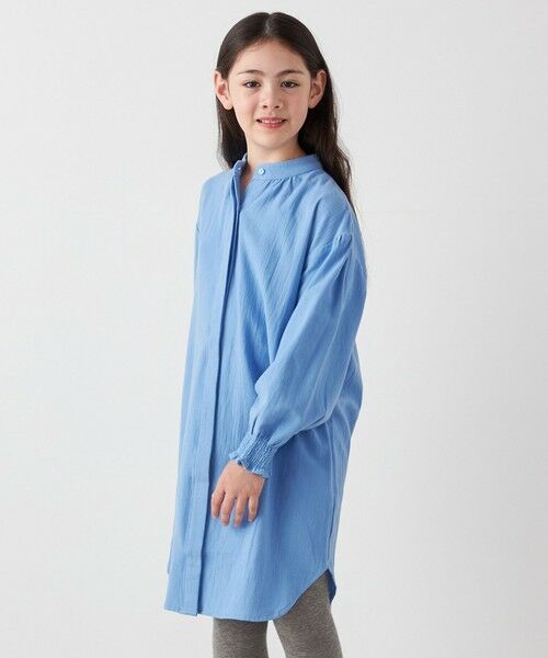 SHIPS / シップス ロング・マキシ丈ワンピース | SHIPS any:〈洗濯機可能〉ウォーム ネル/コーデュロイ シャツ ワンピース <KIDS> | 詳細26