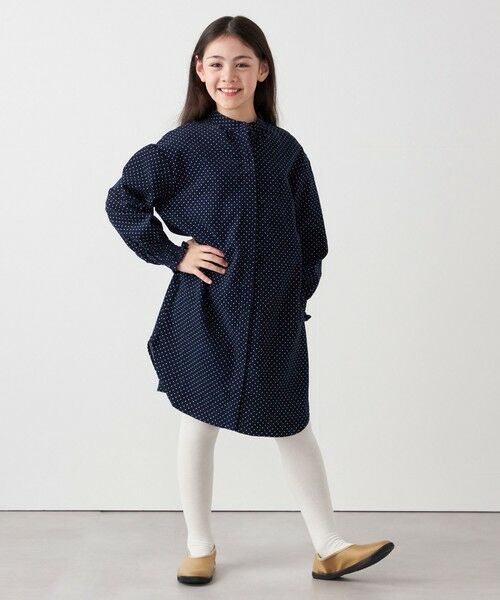 SHIPS / シップス ロング・マキシ丈ワンピース | SHIPS any:〈洗濯機可能〉ウォーム ネル/コーデュロイ シャツ ワンピース <KIDS> | 詳細30