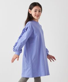 SHIPS / シップス ロング・マキシ丈ワンピース | SHIPS any:〈洗濯機可能〉デザイン フリル ワンピース <KIDS>