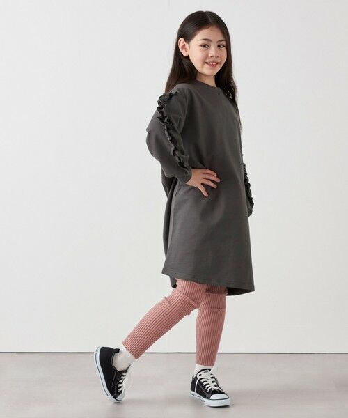 SHIPS / シップス ロング・マキシ丈ワンピース | SHIPS any:〈洗濯機可能〉デザイン フリル ワンピース <KIDS> | 詳細2