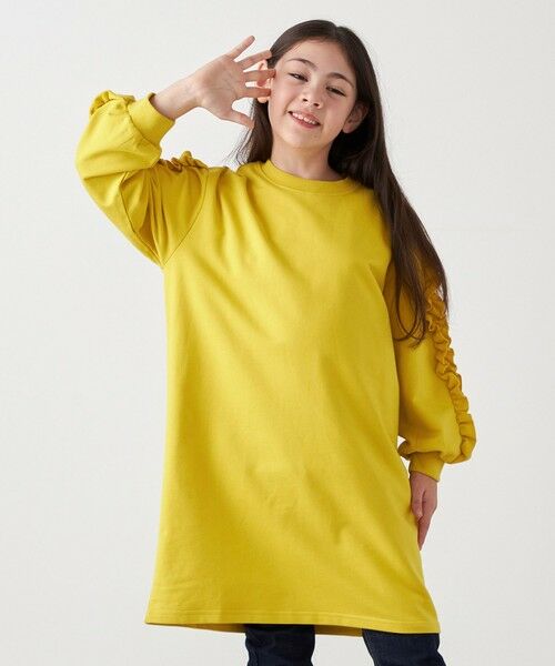 SHIPS / シップス ロング・マキシ丈ワンピース | SHIPS any:〈洗濯機可能〉デザイン フリル ワンピース <KIDS> | 詳細10