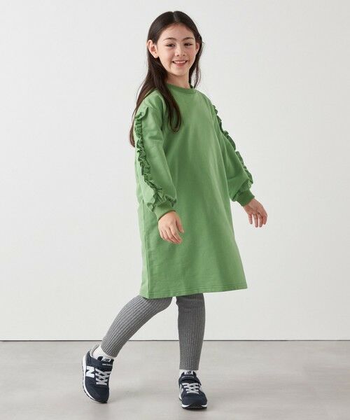 SHIPS / シップス ロング・マキシ丈ワンピース | SHIPS any:〈洗濯機可能〉デザイン フリル ワンピース <KIDS> | 詳細16