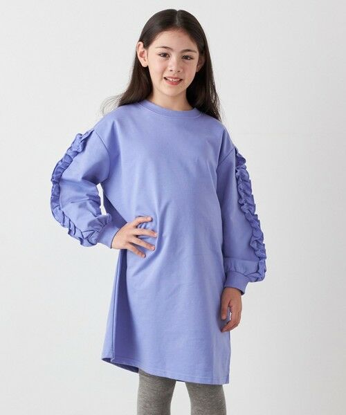 SHIPS / シップス ロング・マキシ丈ワンピース | SHIPS any:〈洗濯機可能〉デザイン フリル ワンピース <KIDS> | 詳細24