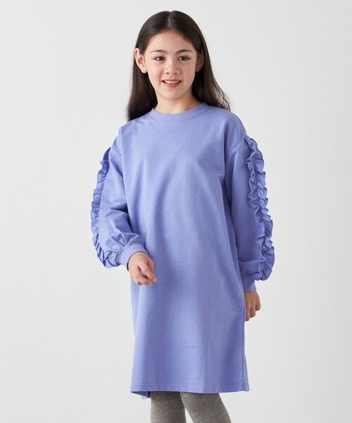 SHIPS / シップス ロング・マキシ丈ワンピース | SHIPS any:〈洗濯機可能〉デザイン フリル ワンピース <KIDS> | 詳細25