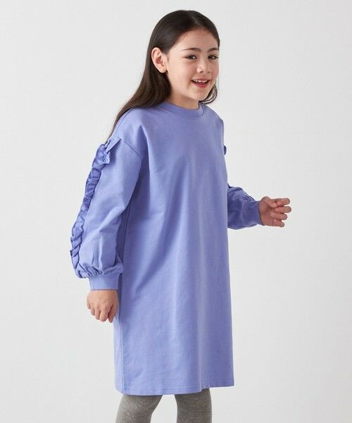 SHIPS / シップス ロング・マキシ丈ワンピース | SHIPS any:〈洗濯機可能〉デザイン フリル ワンピース <KIDS> | 詳細26