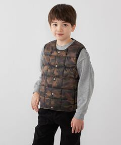 SHIPS / シップス ダウンジャケット・ベスト | TAION:〈手洗い可能〉クルーネック インナー ダウン ベスト <KIDS>