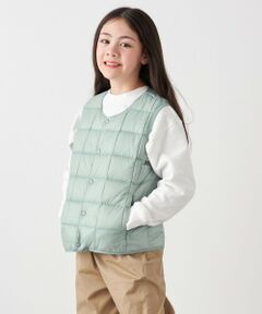 SHIPS / シップス ダウンジャケット・ベスト | TAION:〈手洗い可能〉クルーネック インナー ダウン ベスト <KIDS>