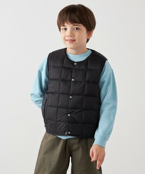 SHIPS / シップス ダウンジャケット・ベスト | TAION:〈手洗い可能〉クルーネック インナー ダウン ベスト <KIDS> | 詳細3