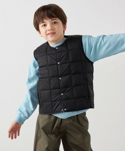SHIPS / シップス ダウンジャケット・ベスト | TAION:〈手洗い可能〉クルーネック インナー ダウン ベスト <KIDS> | 詳細4