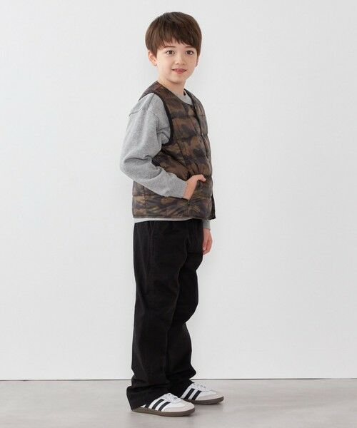 SHIPS / シップス ダウンジャケット・ベスト | TAION:〈手洗い可能〉クルーネック インナー ダウン ベスト <KIDS> | 詳細9