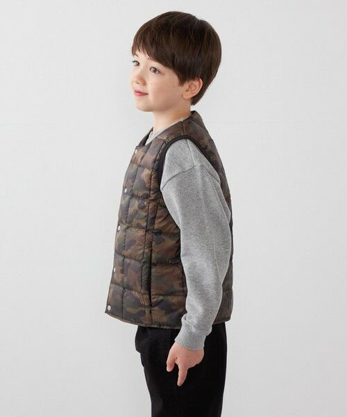 SHIPS / シップス ダウンジャケット・ベスト | TAION:〈手洗い可能〉クルーネック インナー ダウン ベスト <KIDS> | 詳細11