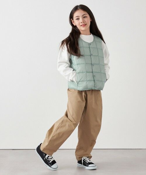 SHIPS / シップス ダウンジャケット・ベスト | TAION:〈手洗い可能〉クルーネック インナー ダウン ベスト <KIDS> | 詳細15