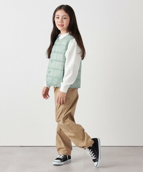 SHIPS / シップス ダウンジャケット・ベスト | TAION:〈手洗い可能〉クルーネック インナー ダウン ベスト <KIDS> | 詳細16