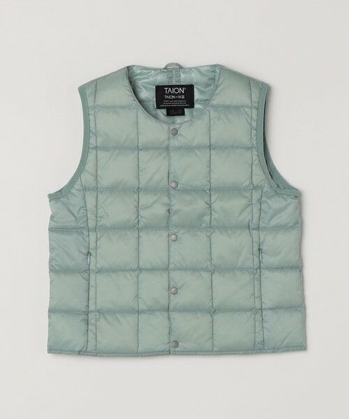 SHIPS / シップス ダウンジャケット・ベスト | TAION:〈手洗い可能〉クルーネック インナー ダウン ベスト <KIDS> | 詳細20