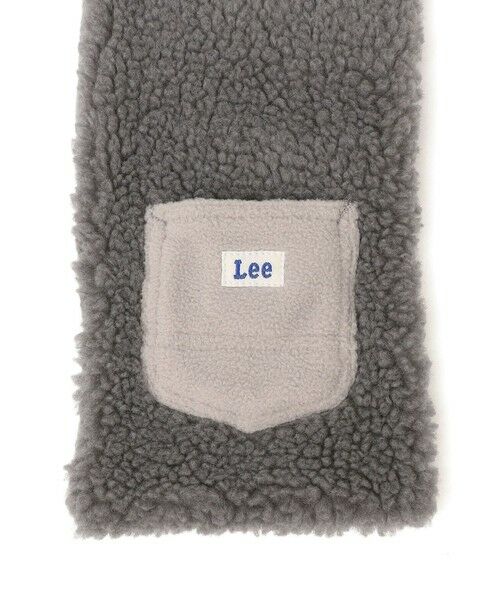 SHIPS / シップス マフラー・ショール・スヌード・ストール | Lee:〈手洗い可能〉ボア キルティング リバーシブル ポケット マフラー <KIDS> | 詳細7