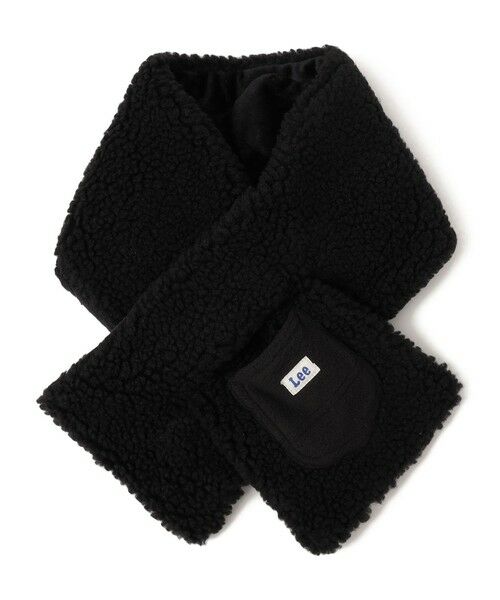 SHIPS / シップス マフラー・ショール・スヌード・ストール | Lee:〈手洗い可能〉ボア キルティング リバーシブル ポケット マフラー <KIDS> | 詳細14