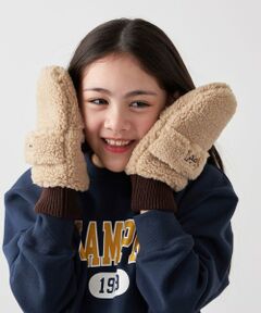 SHIPS / シップス 手袋 | Lee:  2WAY ボア ミトン グローブ <KIDS>