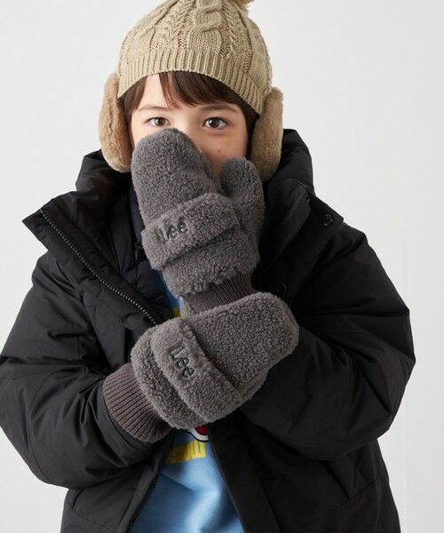 SHIPS / シップス 手袋 | Lee:  2WAY ボア ミトン グローブ <KIDS> | 詳細2