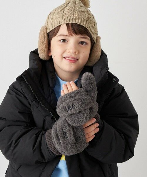 SHIPS / シップス 手袋 | Lee:  2WAY ボア ミトン グローブ <KIDS> | 詳細3
