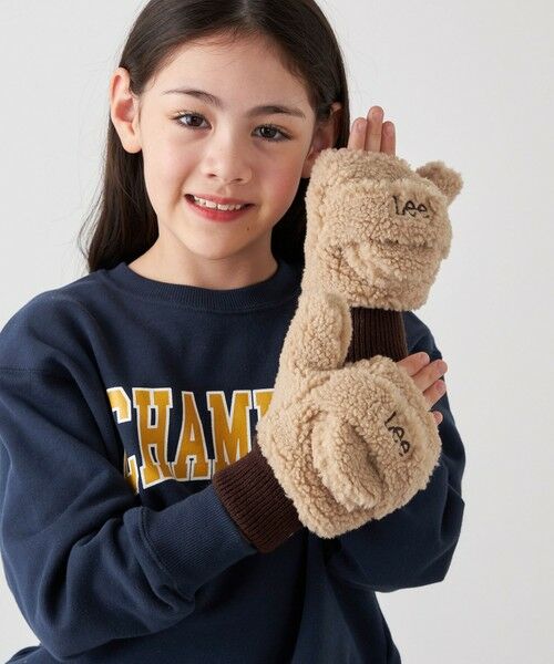 SHIPS / シップス 手袋 | Lee:  2WAY ボア ミトン グローブ <KIDS> | 詳細6