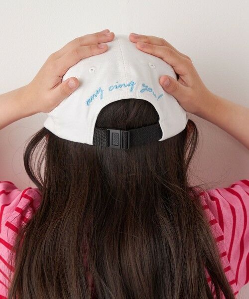 SHIPS / シップス キャップ | SHIPS any: cinq you ワンポイント ロゴ 刺繍 キャップ <KIDS>(ホワイト)